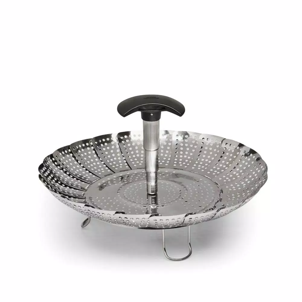 OXO Good Grips Stainless Steel Steamer with Extendable Telescoping Handle