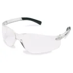 MCR Safety BearKat Safety Glasses, Clear Polycarbonate Wraparound Eye Protection, ANSI Z87+ thumbnail 1