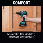 Makita 18V LXT Brushless 1/2 in. Driver-Drill Kit w/ (2) 2.0Ah Batteries, Charger & Bag thumbnail 5