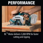 Makita 18V LXT Brushless 6-1/2 in. Cordless Circular Saw with Electric Brake (Tool Only) thumbnail 13