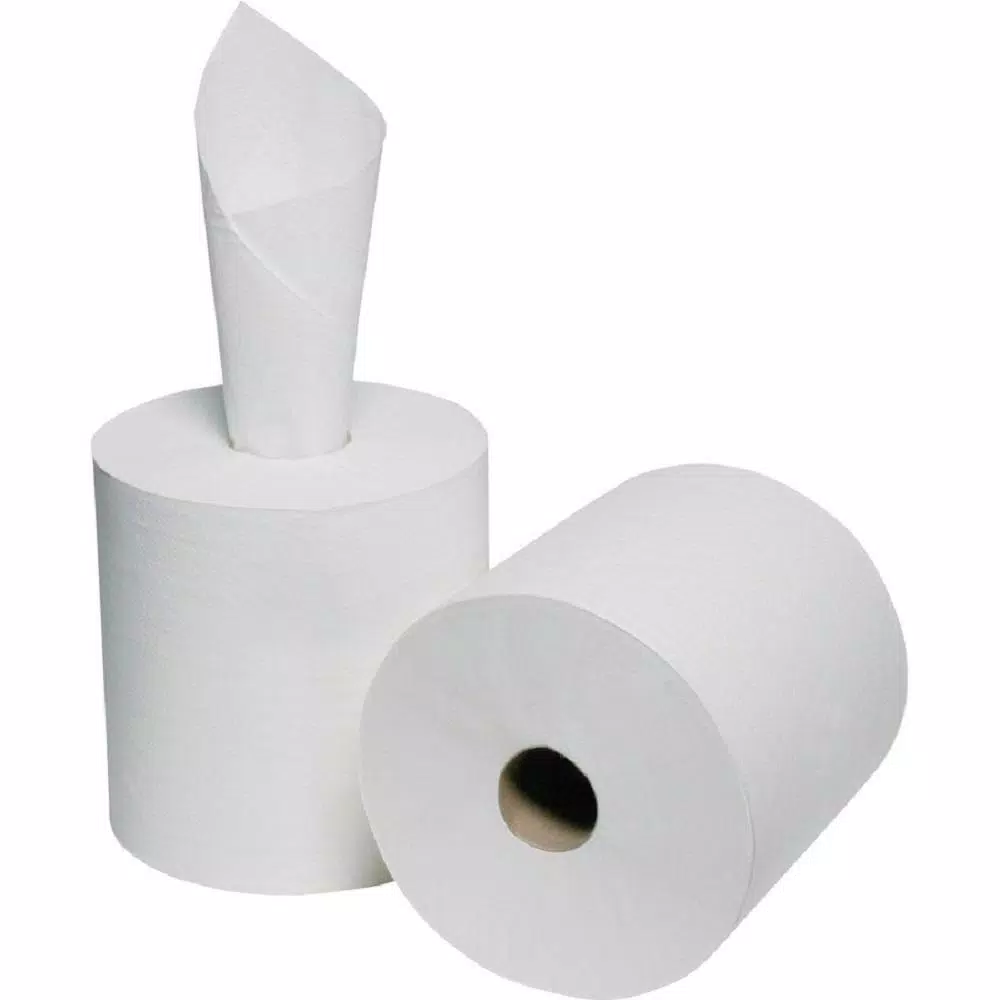 SKILCRAFT White 2-Ply Center Pull Paper Towels, 100% Recycled, 6 Rolls per Box