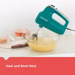 BLACK+DECKER Helix Performance Premium 5-Speed Hand Mixer, Teal thumbnail 6