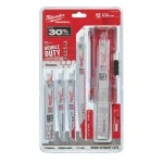 Milwaukee SAWZALL Demolition Reciprocating Saw Blade Set, Bi-Metal, 12-Piece thumbnail 2