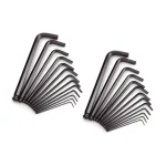 TEKTON 26-Piece Long Arm Ball End Hex Key Wrench Set, Inch and Metric thumbnail 2