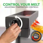 NutriChef Raclette Cheese Melter with Adjustable Grilling Plate and Stainless Steel Construction thumbnail 4