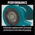 Makita BO5041 5 in. Corded Variable Speed Random Orbital Sander with Dust Bag thumbnail 7