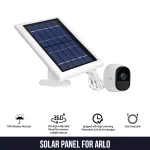 Wasserstein Solar Panel for Arlo Ultra and Arlo Pro 3 Outdoor Security Cameras, with 13.1ft Magnetic Cable thumbnail 2