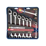 GearWrench 8-Piece Metric Reversible Combination Ratcheting Wrench Set thumbnail 2