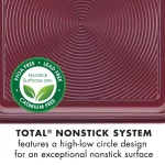Circulon Nonstick Bakeware Cookie Pan, 10-Inch x 15-Inch, Merlot thumbnail 4