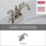 Delta Aubrey Brushed Nickel Towel Ring - Wall Mounted Hand Towel Holder thumbnail 4