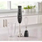Braun MultiQuick 5 MQ505 2-Speed Immersion Blender Set with Beaker and Whisk, Black thumbnail 3