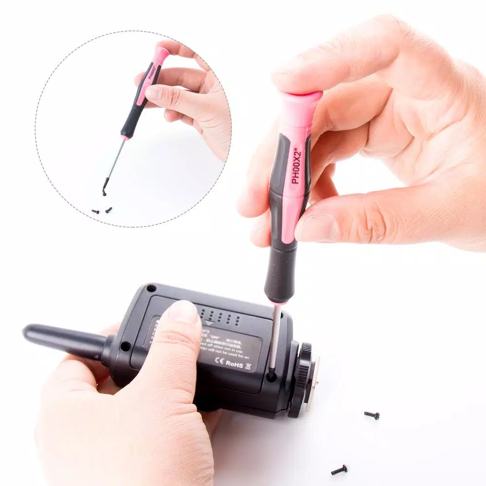 Apollo Tools 6-Piece Pink Screwdriver Set with Magnetic Tips
