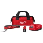Milwaukee M12 12V Lithium-Ion Cordless Oscillating Multi-Tool Kit with (2) 1.5Ah Batteries, Charger & Bag thumbnail 1