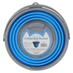 Southern Homewares 2.65 Gal. Blue Collapsible Deluxe Silicone Bucket with Stability Rings thumbnail 5