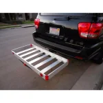 MaxxHaul 70422 Aluminum High Mount Compact Cargo Carrier for 2 in. Hitch Receiver, 500 lb. Capacity thumbnail 1