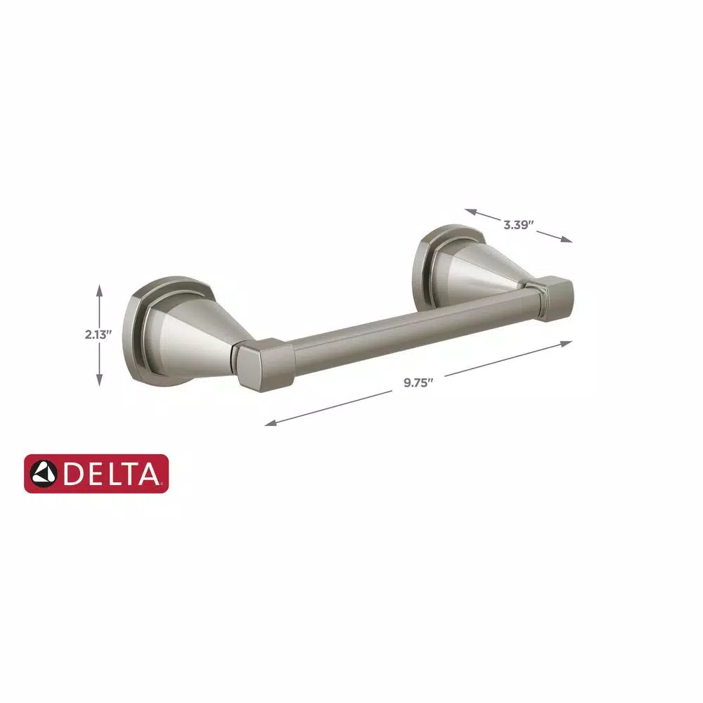 Delta Stryke Pivoting Toilet Paper Holder, Brilliance Stainless Steel