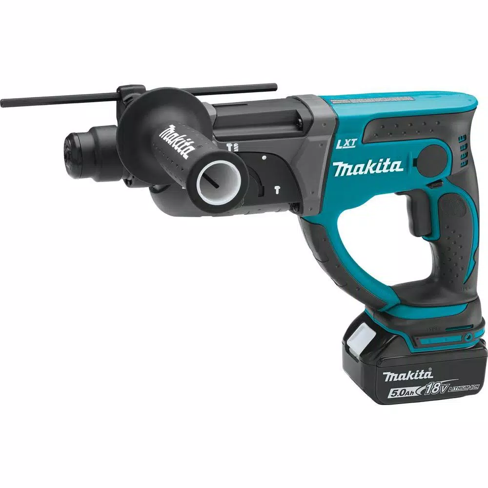 Makita 18V LXT Cordless SDS-Plus Rotary Hammer Drill Kit w/ (2) 5.0Ah Batteries & Charger