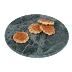 Creative Home Green Marble 12 in. Round Serving Board thumbnail 2