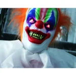 Haunted Hill Farm 5.5 ft. Animatronic Scary Talking Clown Halloween Prop thumbnail 4