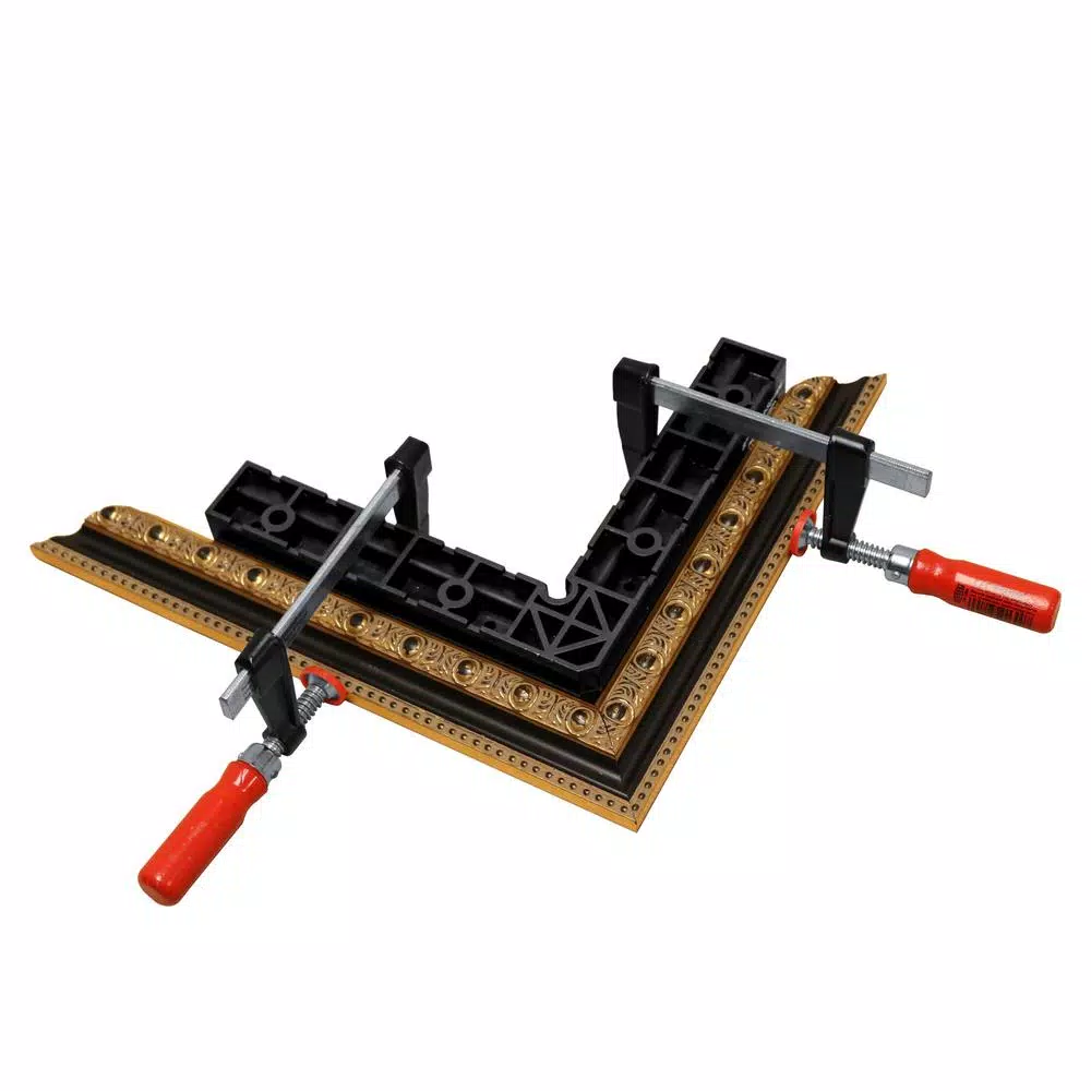 Milescraft 8-Piece Positioning Square and Fence Clamp Bundle for Woodworking Assembly