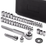 Stark 40-Piece Duo Combination SAE and Metric Impact Socket Set, 1/4 in. and 3/8 in. Drive thumbnail 2