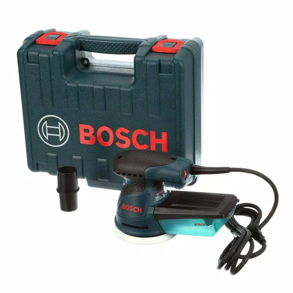 Bosch 5 in. Corded Variable Speed Random Orbital Sander/Polisher Kit with Carrying Case