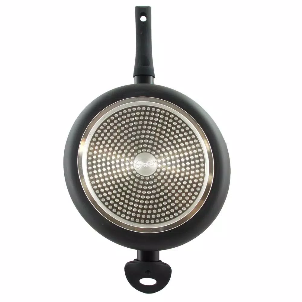 Unbranded Allston 4.5 Qt. Aluminum Nonstick Saute Pan with Glass Lid, Black
