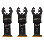 Milwaukee 1-3/8 in. Titanium Bi-Metal Universal Fit Oscillating Multi-Tool Blades, 3-Pack thumbnail 7