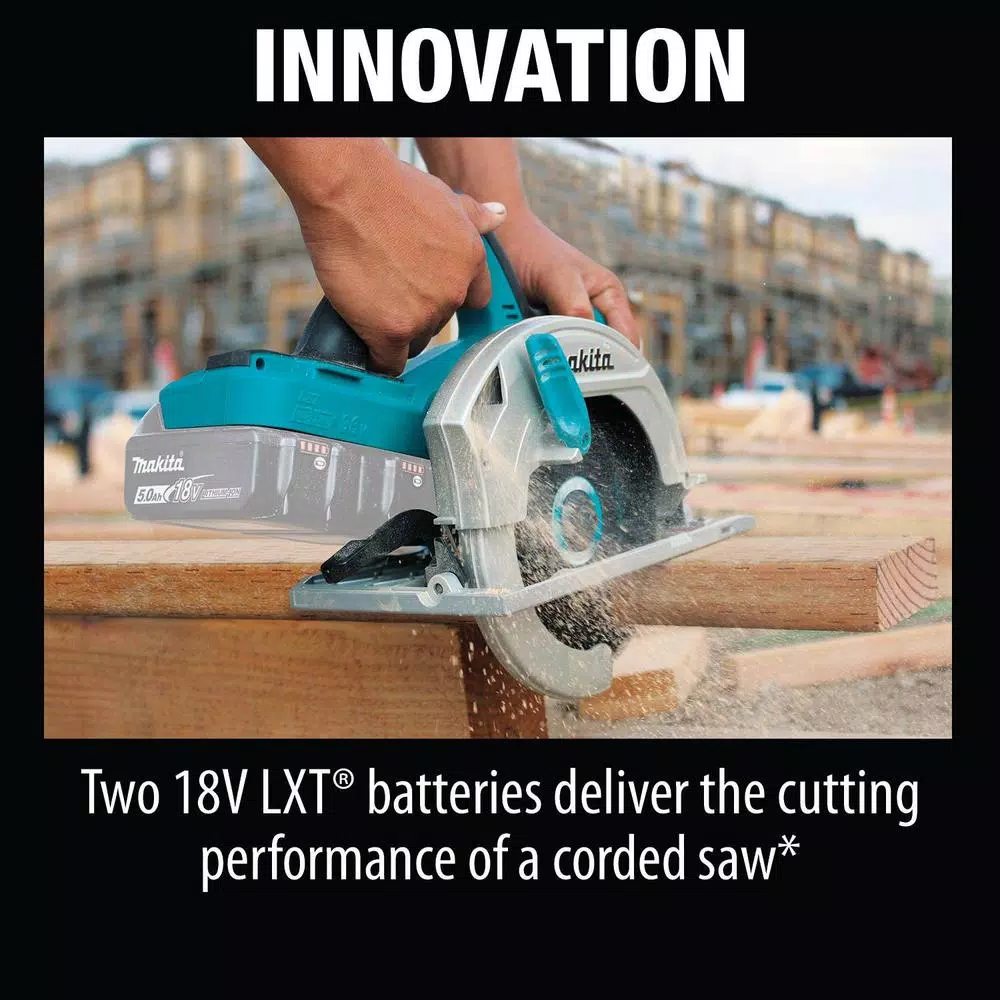Makita 18V X2 LXT Lithium-Ion (36V) 7-1/4 in. Cordless Circular Saw, Tool Only