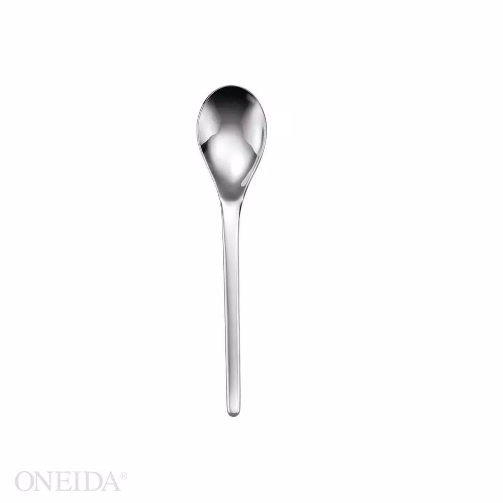 Oneida Apex 18/10 Stainless Steel Round Bowl Soup Spoons, Set of 12