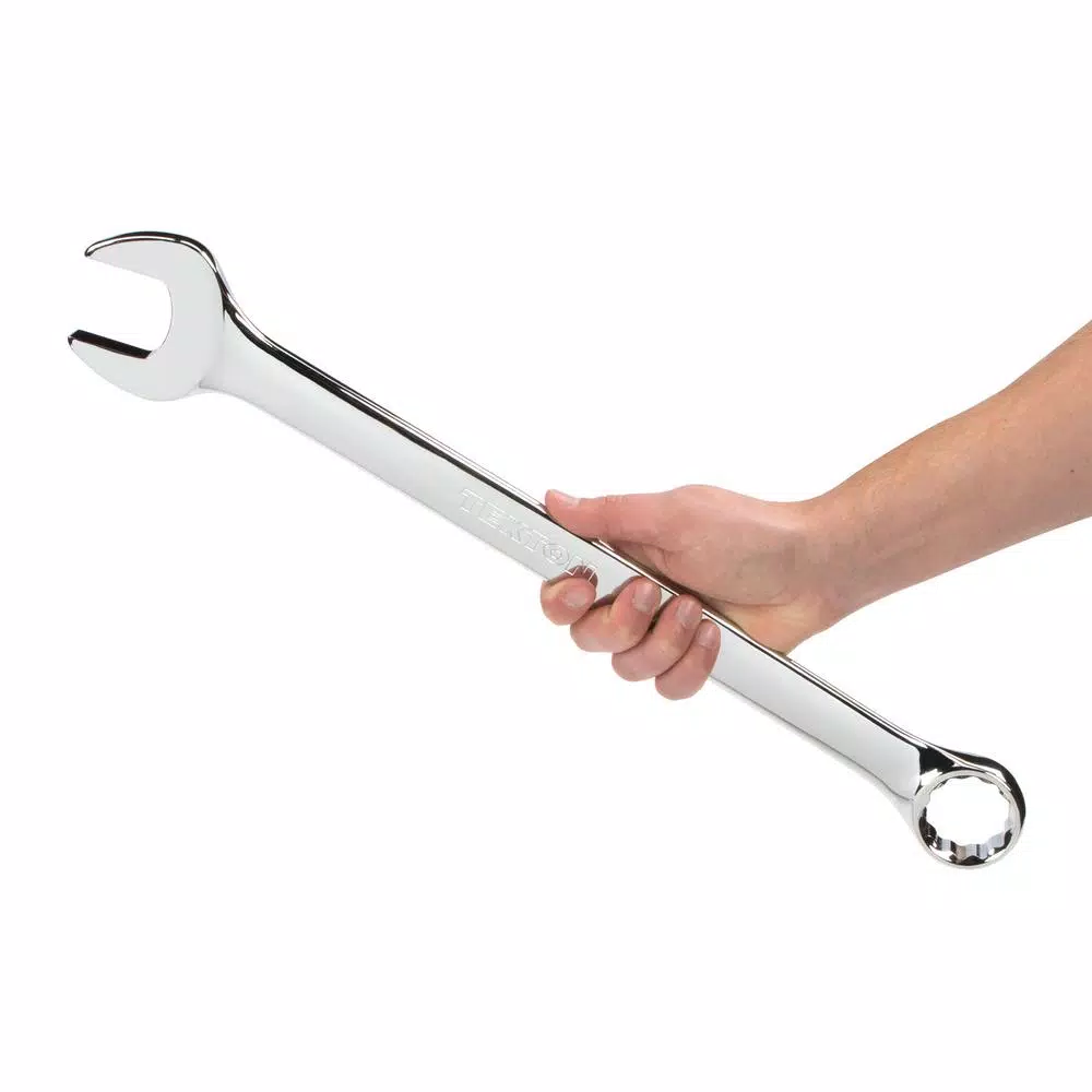 TEKTON 36 mm Combination Wrench, 12-Point Box End, Chrome Vanadium Steel