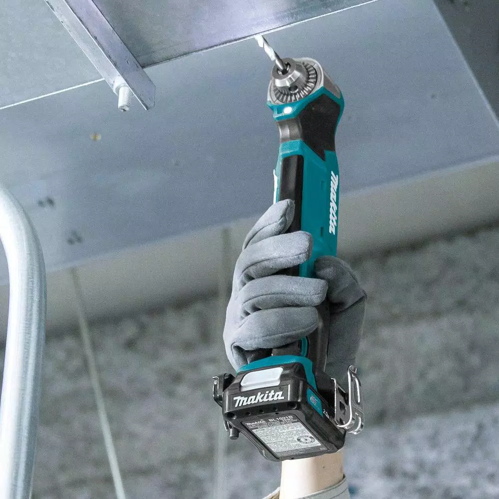 Makita 12V MAX CXT Lithium-Ion Cordless 3/8 in. Right Angle Drill Kit (2.0 Ah)