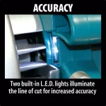 Makita 7-1/4 in. 15 Amp Corded Circular Saw with 24T Carbide Blade and LED Lights thumbnail 11