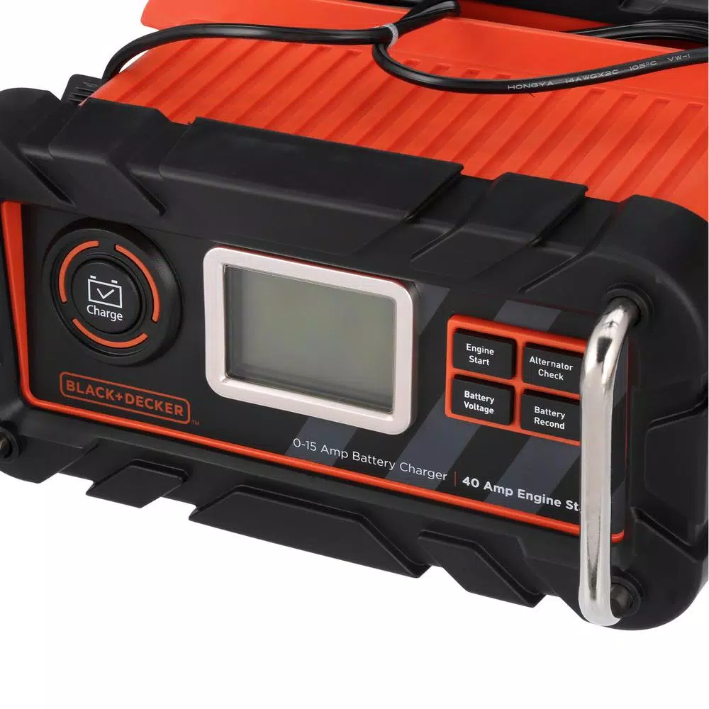 BLACK+DECKER BLACK + DECKER BC15BD 15 Amp 12V Battery Charger with 40 Amp Engine Start
