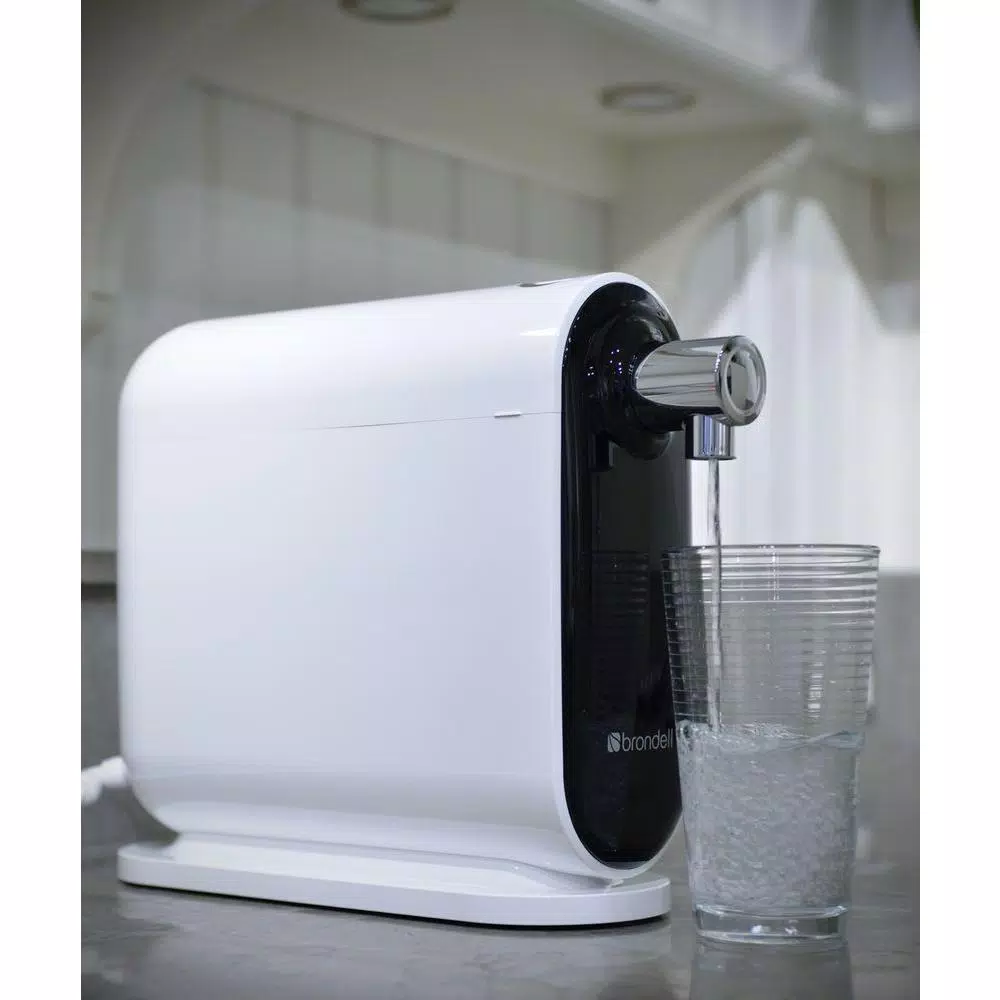 Brondell H2O+ Cypress Countertop Water Filtration System, 3-Stage Carbon Block Filtration