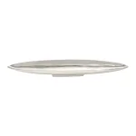 LITTON LANE Modern Reflections 36 in. Polished Silver Aluminum Canoe-Shaped Decorative Bowled Tray thumbnail 3