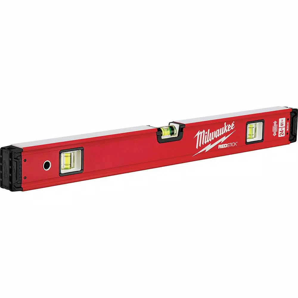 Milwaukee REDSTICK Compact Box Level Set with 10 in. 360-Degree Locking Torpedo Level