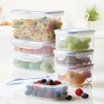 Lock & Lock Easy Essentials 14-Piece Rectangular Food Storage Container Set, BPA-Free thumbnail 8