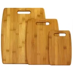Oceanstar Design Collection 3-Piece Bamboo Cutting Board Set, Natural Rectangle Boards thumbnail 1