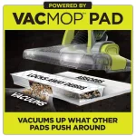 Shark VACMOP Disposable Hard Floor Vacuum and Mop Pad Refills, Microfiber, 10-Count thumbnail 4