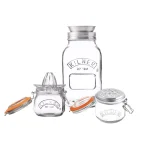 Kilner 3-Piece Kitchen Tool Set: Spiralizer, Juicer & Grater with Glass Jars thumbnail 1