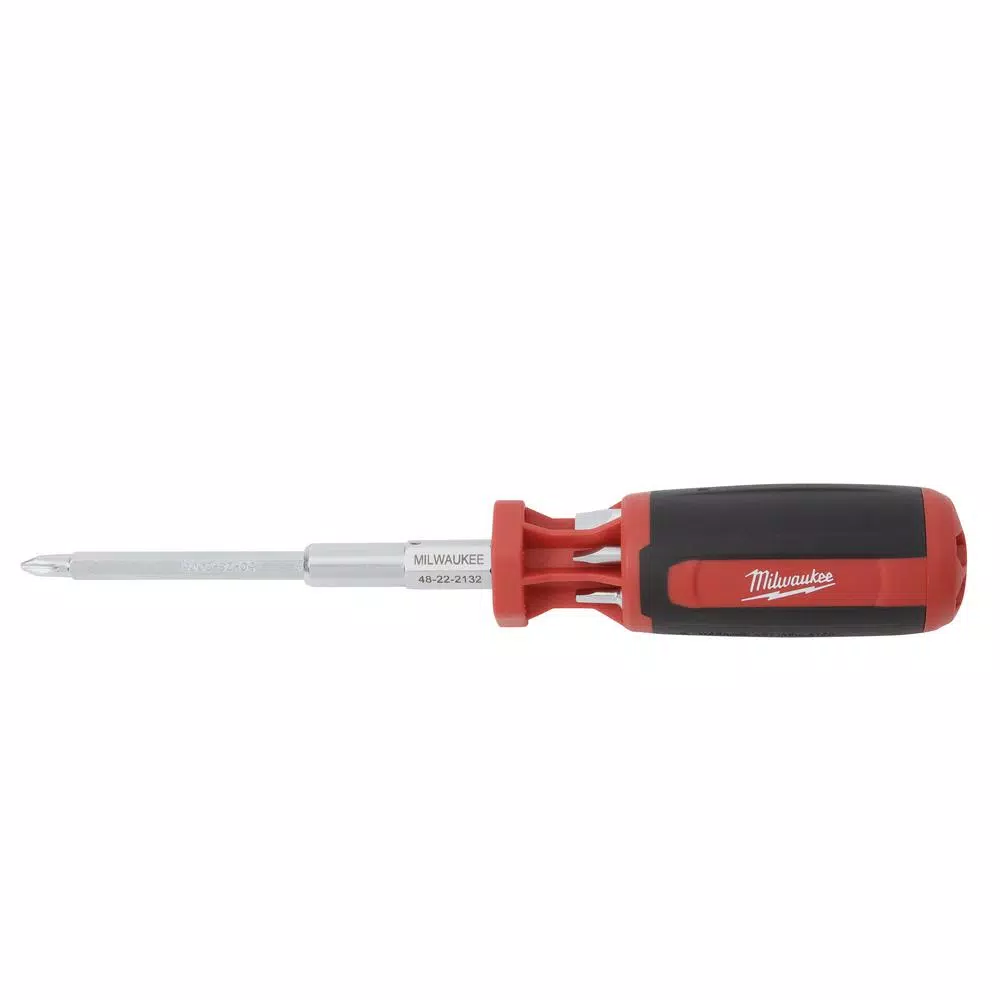 Milwaukee 9-in-1 Square Drive Multi-Bit Screwdriver Set with Power Groove Bits