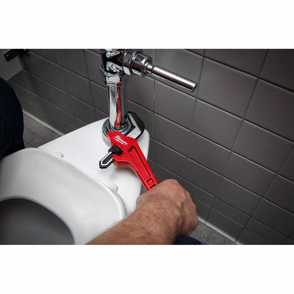 Milwaukee 12 in. Steel Offset Hex Pipe Wrench, 2-5/8 in. Capacity