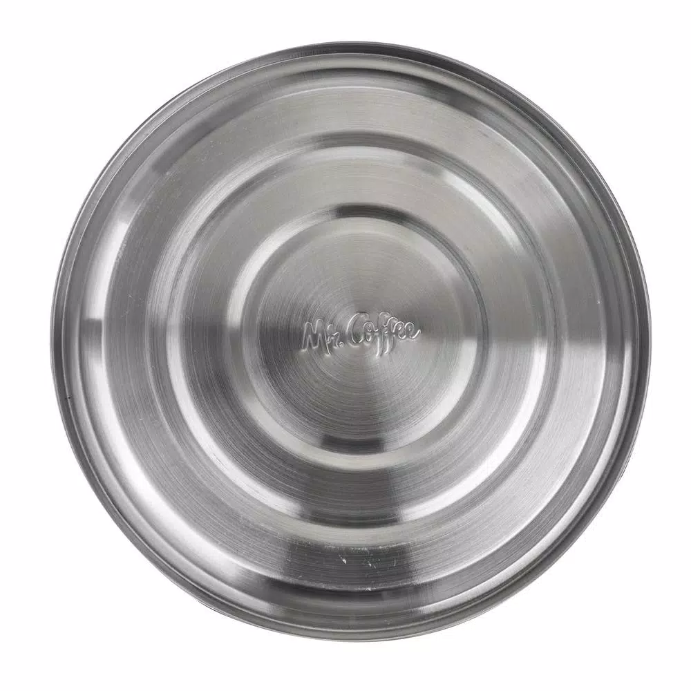 Mr. Coffee 10-Cup Stainless Steel Whistling Tea Kettle, Blue