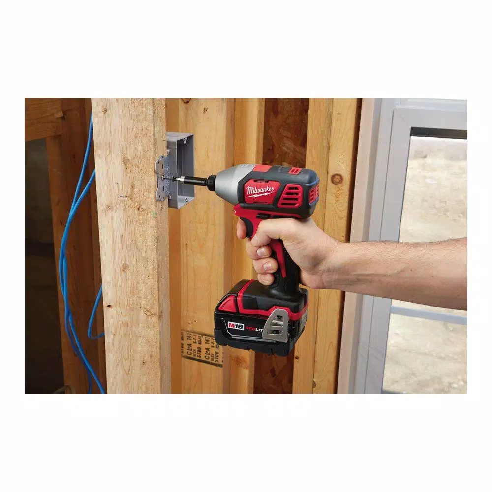 Milwaukee M18 18V Lithium-Ion Cordless 1/4 in. Hex Impact Driver (Tool-Only)