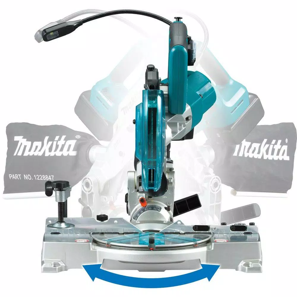 Makita 18V LXT Brushless 6-1/2 in. Compact Dual-Bevel Compound Miter Saw with Laser (Tool Only)