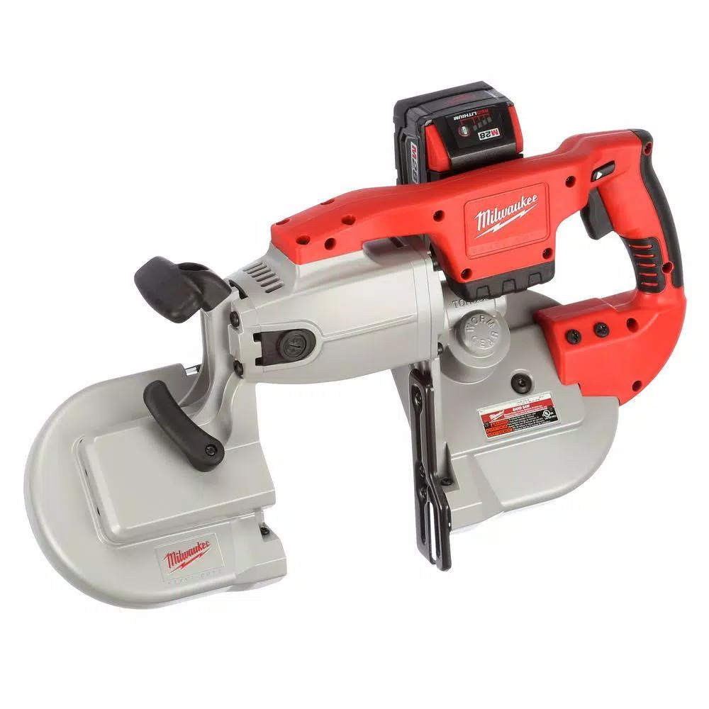 Milwaukee M28 28V Lithium-Ion Cordless Band Saw Kit with 3.0Ah Battery, Charger, and Hard Case