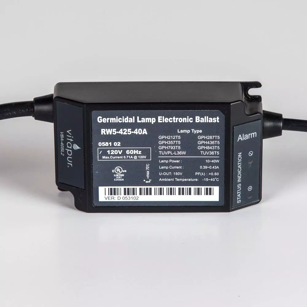 Vitapur VB-40SL2 Replacement Ballast for VPS1140-1 UV Lamp Systems