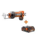 RIDGID 18V Cordless Drywall Cut-Out Tool with 1.5 Ah Lithium-Ion Battery thumbnail 1