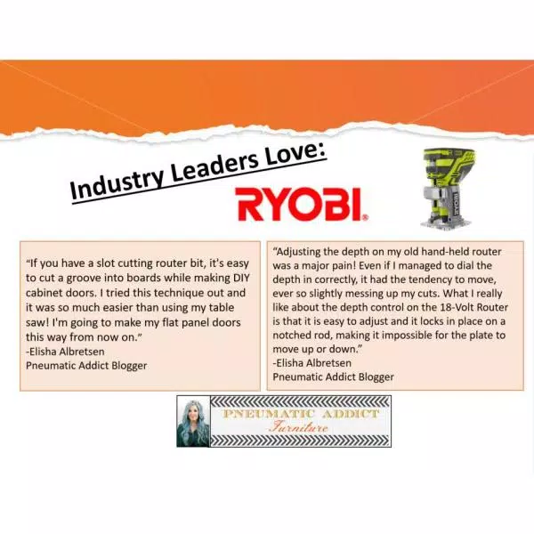 RYOBI 18V ONE+ Cordless Fixed Base Trim Router and 5 in. Random Orbit Sander Combo Kit (Tools Only)
